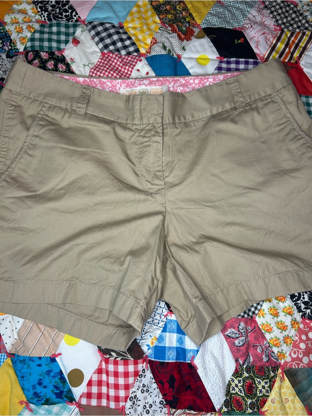 J. Crew Women's Tan Cotton Chino Shorts
